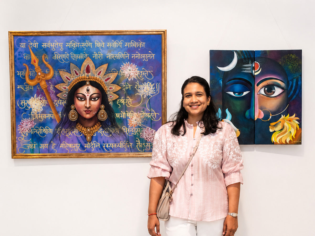 Rishma Lath as an artist — founder of Palette by Rishma