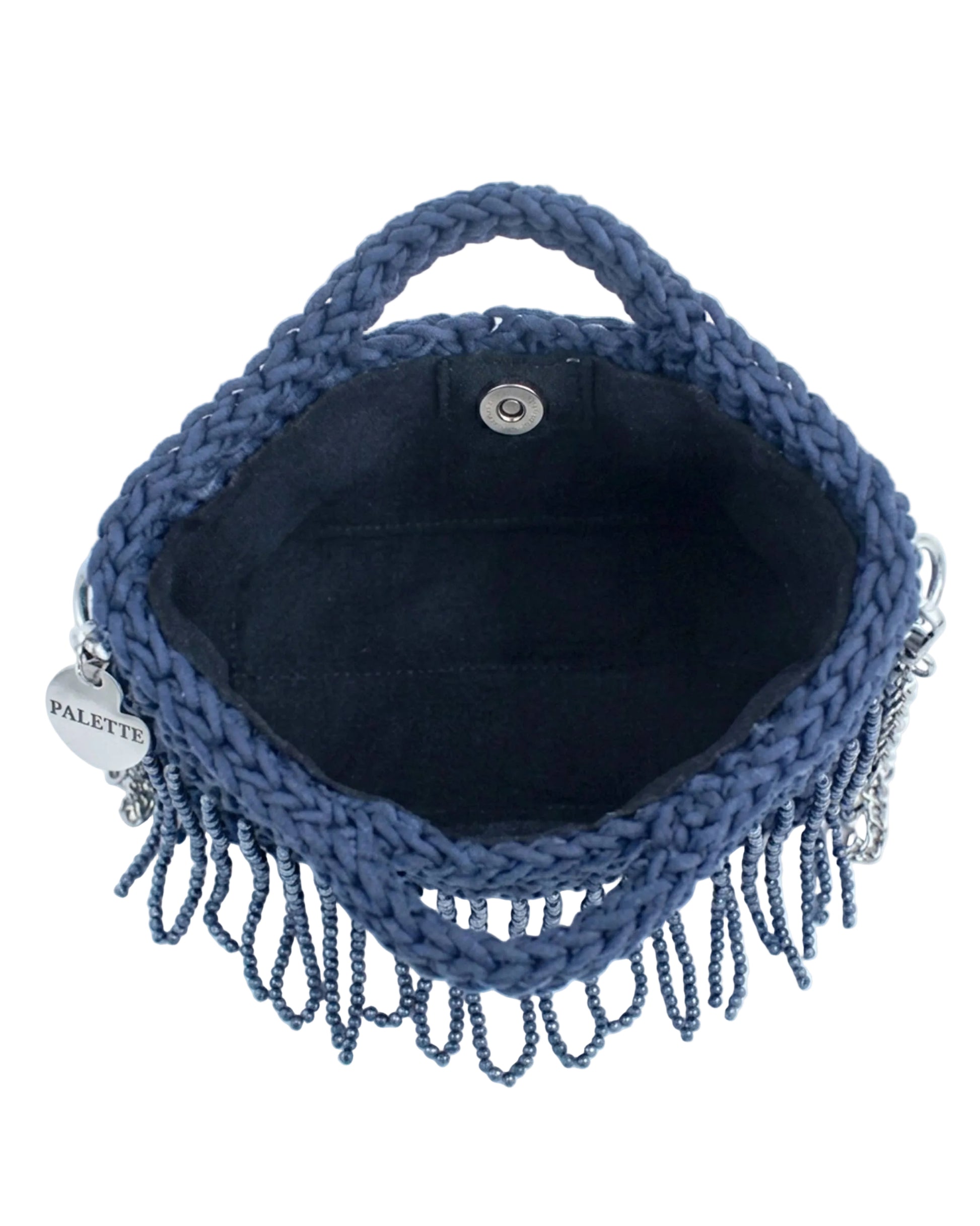 Felt interior lining of Palette by Rishma Bluebell Bag