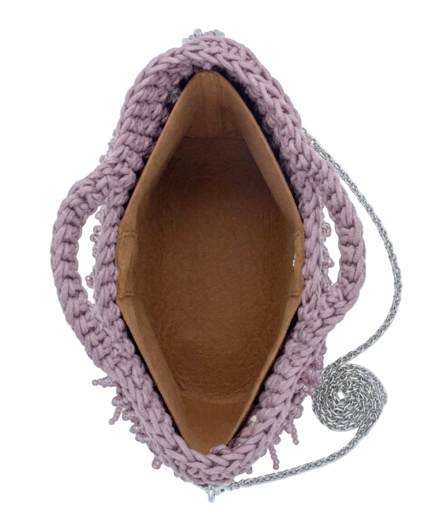 Felt interior lining of Palette by Rishma Dahlia Bag