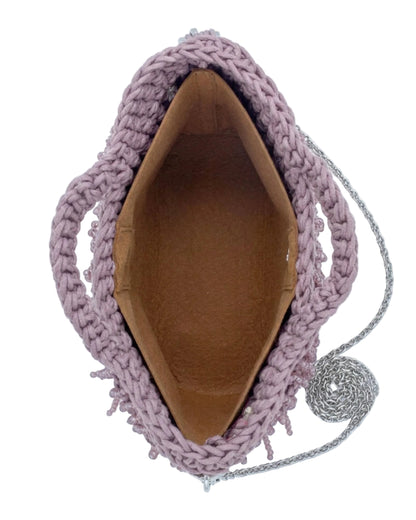 Felt interior lining of Palette by Rishma Dahlia Bag