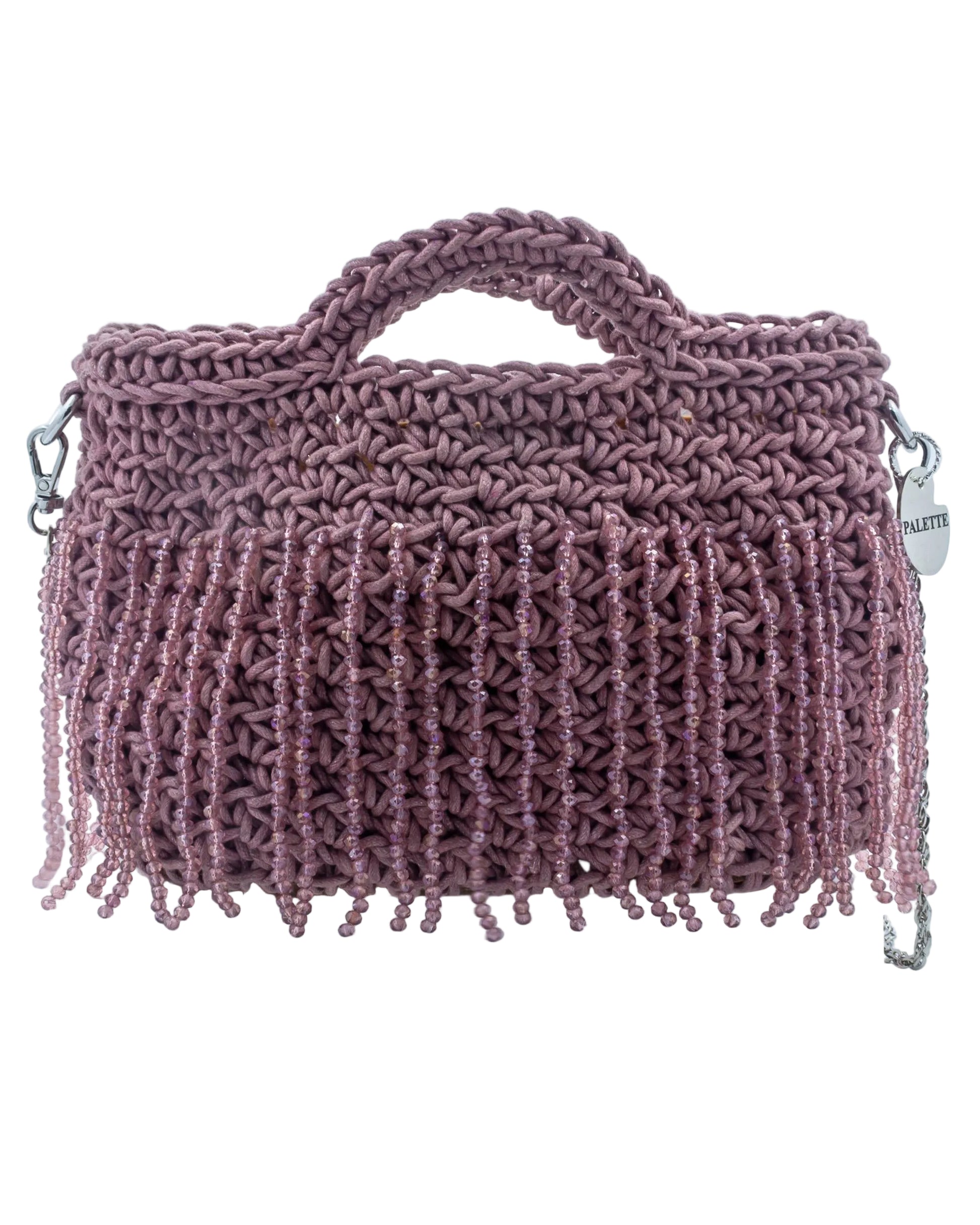 Dahlia Bag by Palette by Rishma in deep purple — back view showing construction detail