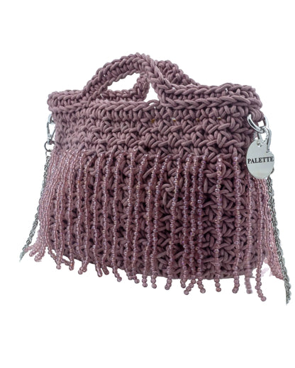 Dahlia Bag by Palette by Rishma in deep purple — side profile