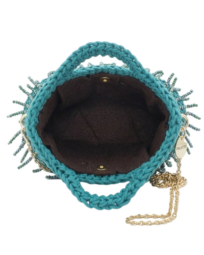 Felt interior lining of Palette by Rishma Jade Vine Bag