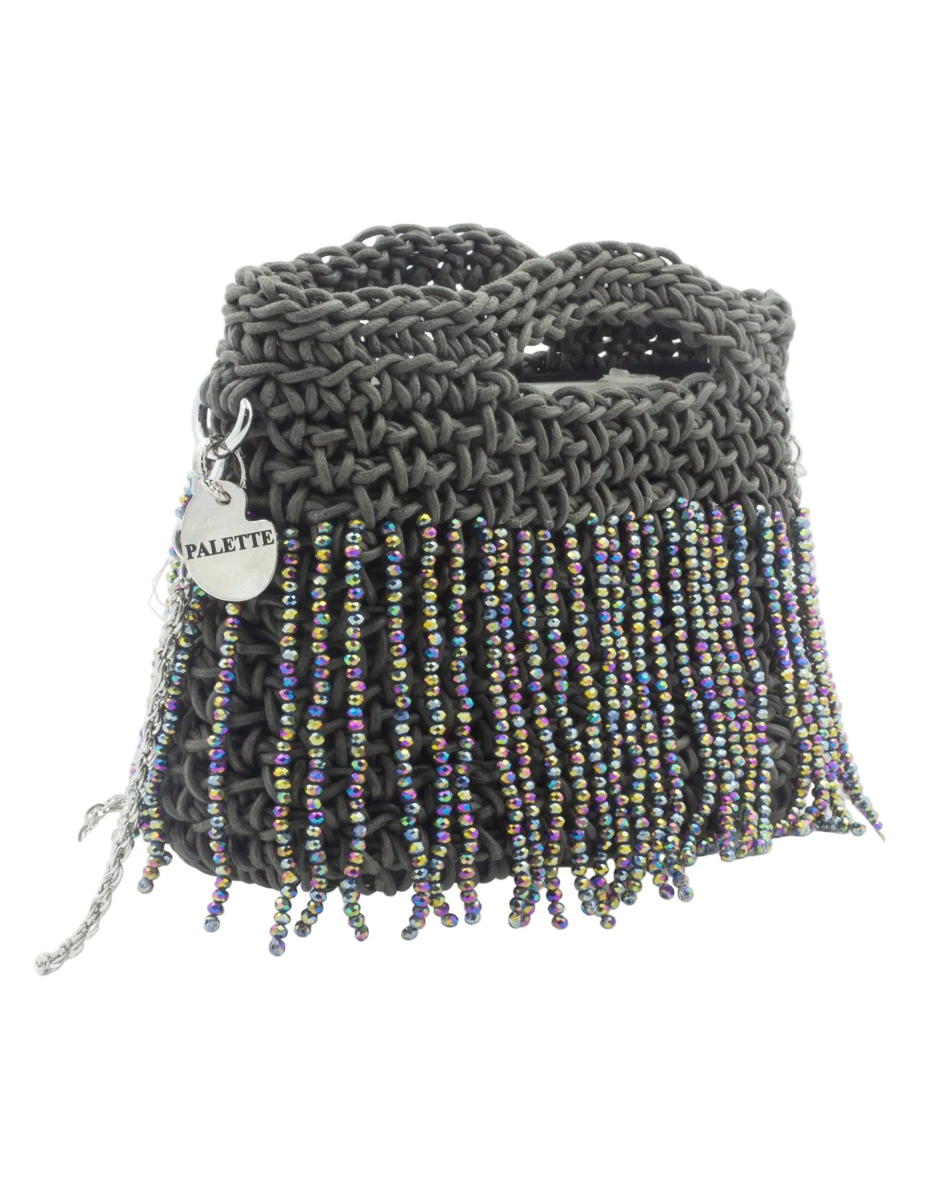 Silver Sage Bag by Palette by Rishma in slate grey — side profile