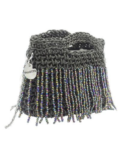 Silver Sage Bag by Palette by Rishma in slate grey — side profile