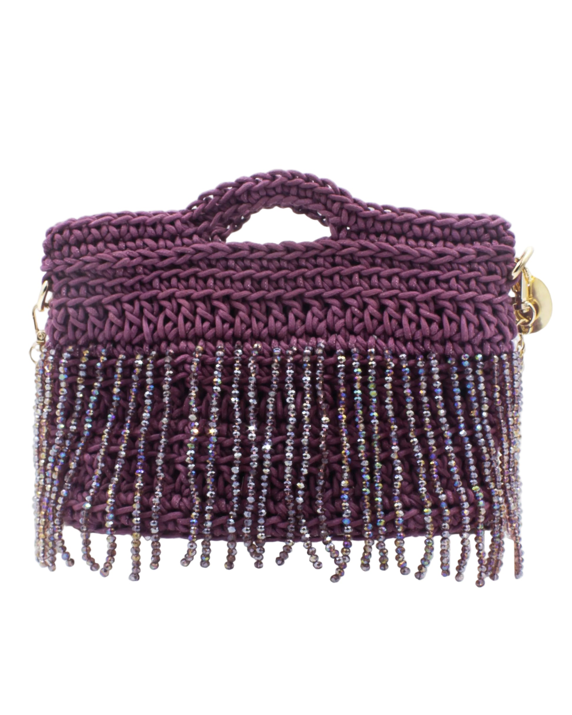 Wisteria Bag by Palette by Rishma in soft mauve — back view showing construction detail