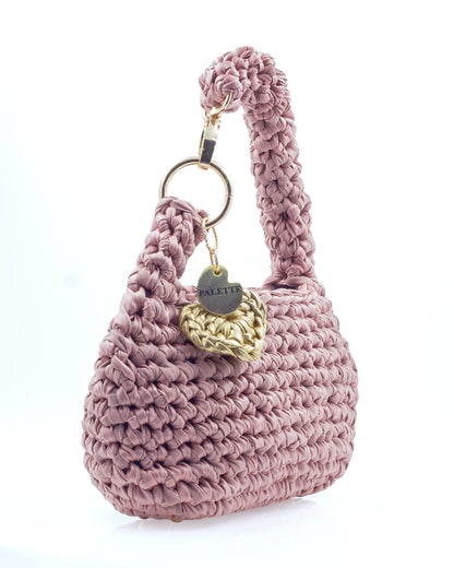 Blush Bag by Palette by Rishma in rose blush — side profile