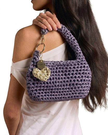 Palette by Rishma Mauve Bag styled — soft mauve terra bag being worn