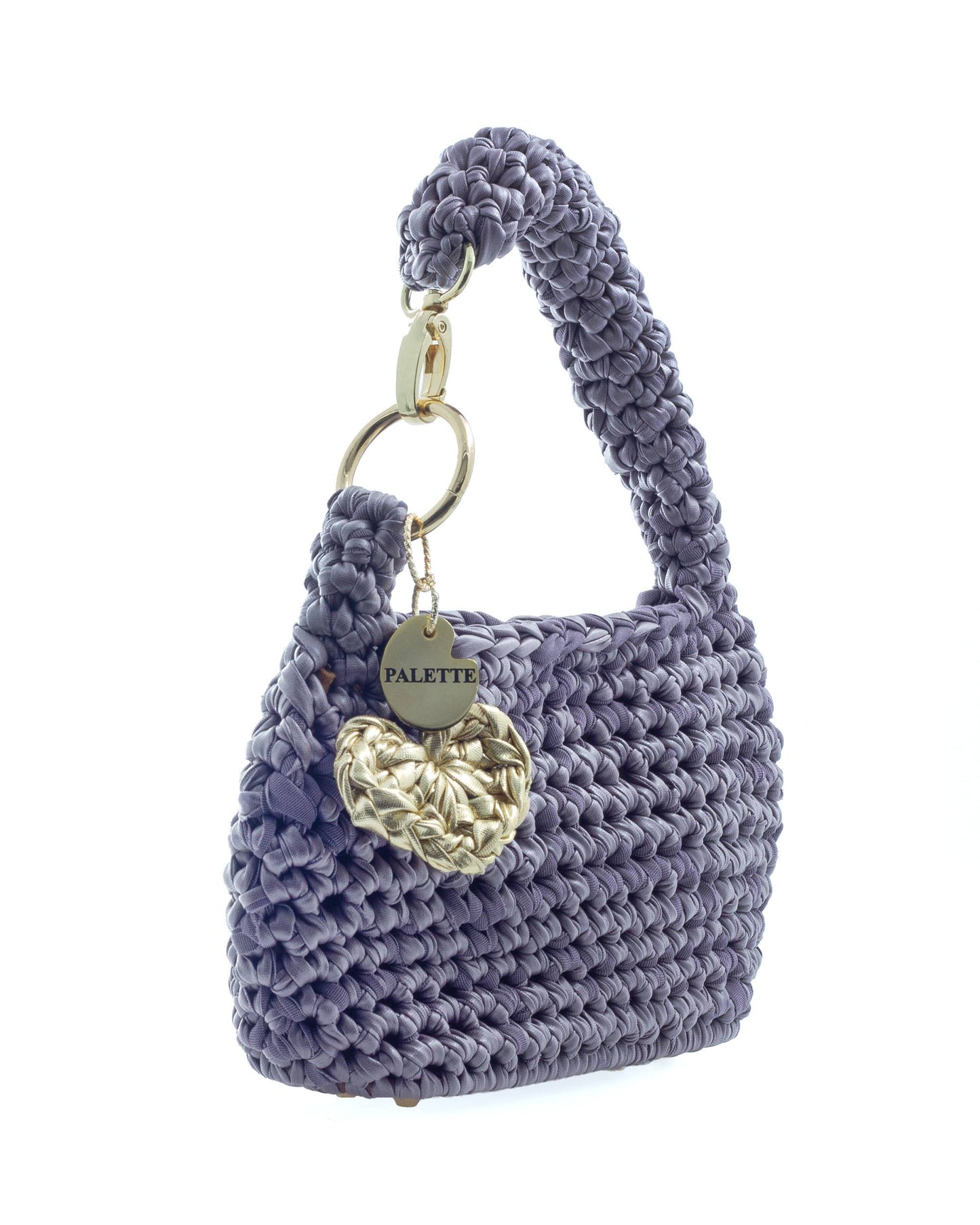 Mauve Bag by Palette by Rishma in soft mauve — side profile