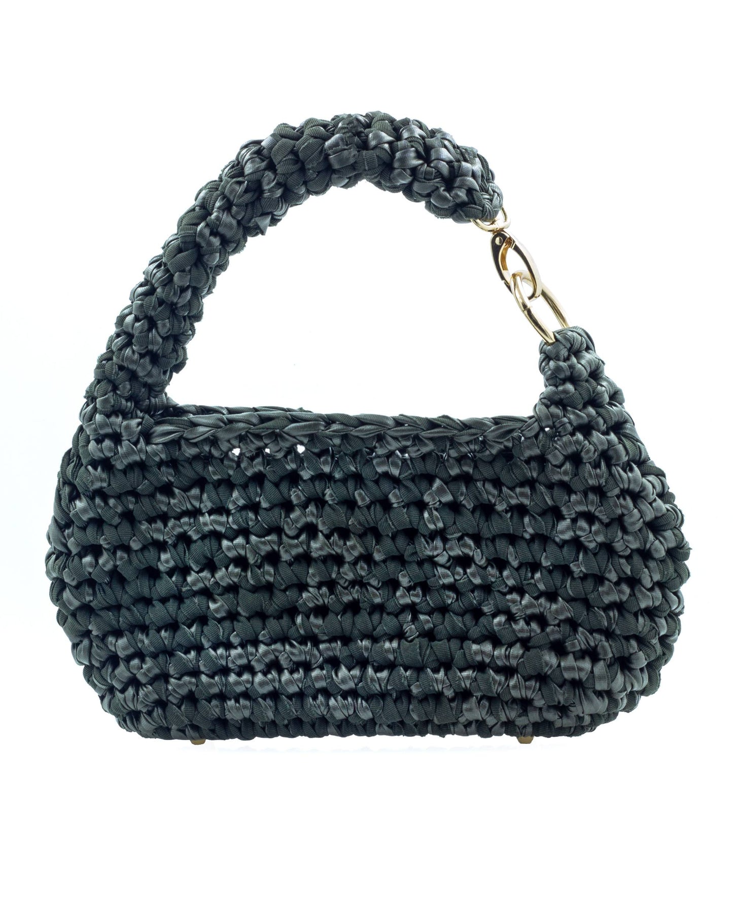 Sage Bag by Palette by Rishma in sage olive green — back view showing construction detail